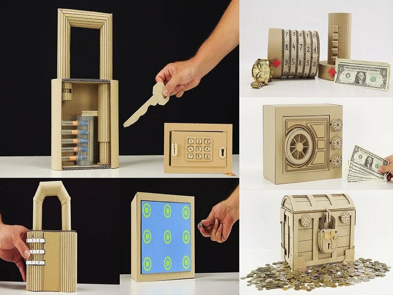 Как сделать деревянный сейф с секретным замком