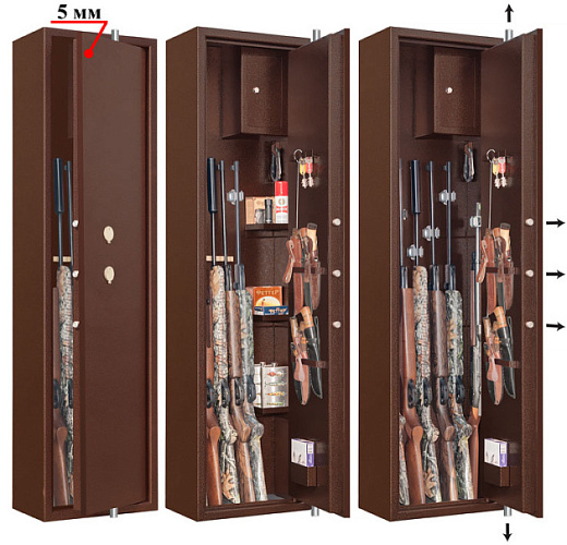 Oruzheynyy seyf GunSafe Bizon-6