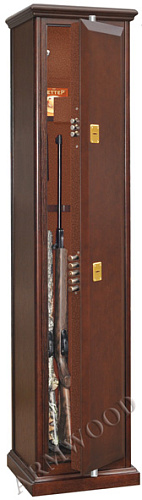 Oruzheynyy seyf s otdelkoy naturalnym derevom Armwood-95NP G Primary.
