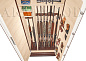 Oruzheynyy seyf s otdelkoy naturalnym derevom Armwood 757d32 EL Lux Plus.-фото_11